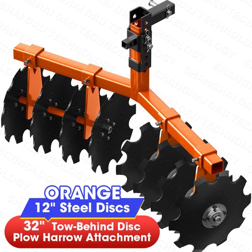 Cut width disc plow harrow - 32",