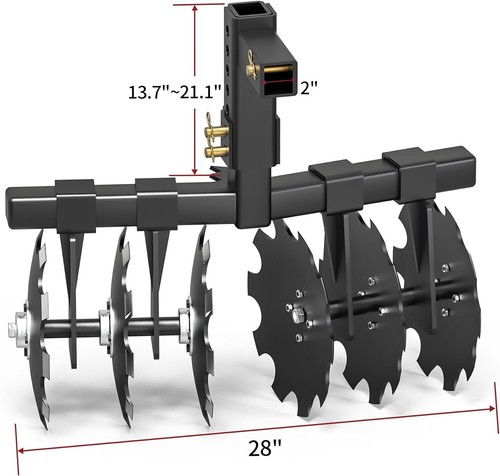 Heavy duty atv utv - disc, plow