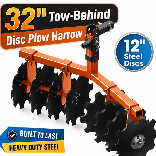 Cut width disc plow - 32",